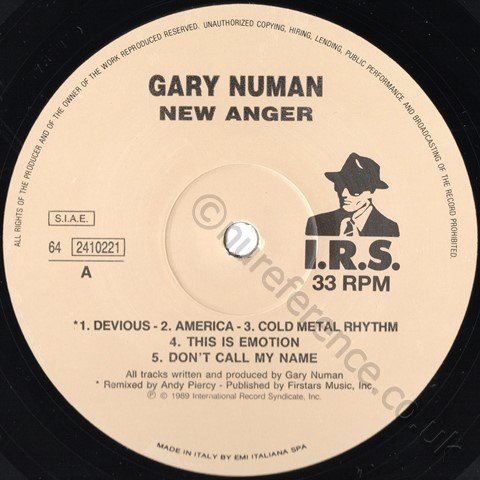 64 2410221 B Side Label.